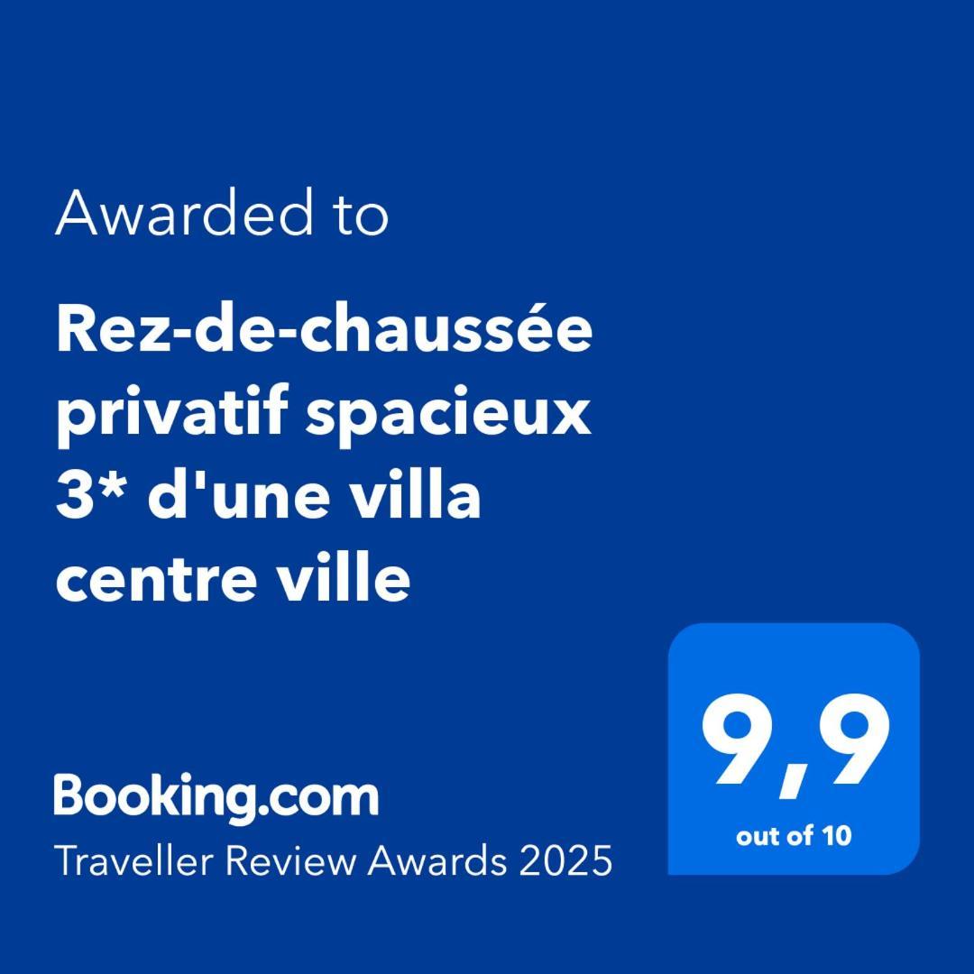 Rez-de-chaussée privatif spacieux 3* d'une villa centre ville Hyères Extérieur photo